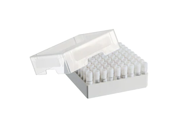 艾本德儲存盒 9 × 9, 可放置 81  個螺旋蓋（凍存）管， 1  –  2  mL，3  件，高 53  mm，2  英寸，聚丙烯材料，可耐受最低 -86  °C，可高溫高壓滅菌，帶蓋子并具有數(shù)