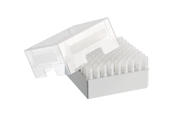 艾本德儲存盒 9 × 9, 可放置 81  個螺旋蓋（凍存）管， 3   mL，2  件，高 76  mm，3  英寸，聚丙烯材料，可耐受最低 -86  °C，可高溫高壓滅菌，帶蓋子并具有數(shù)字字母標(biāo)識
